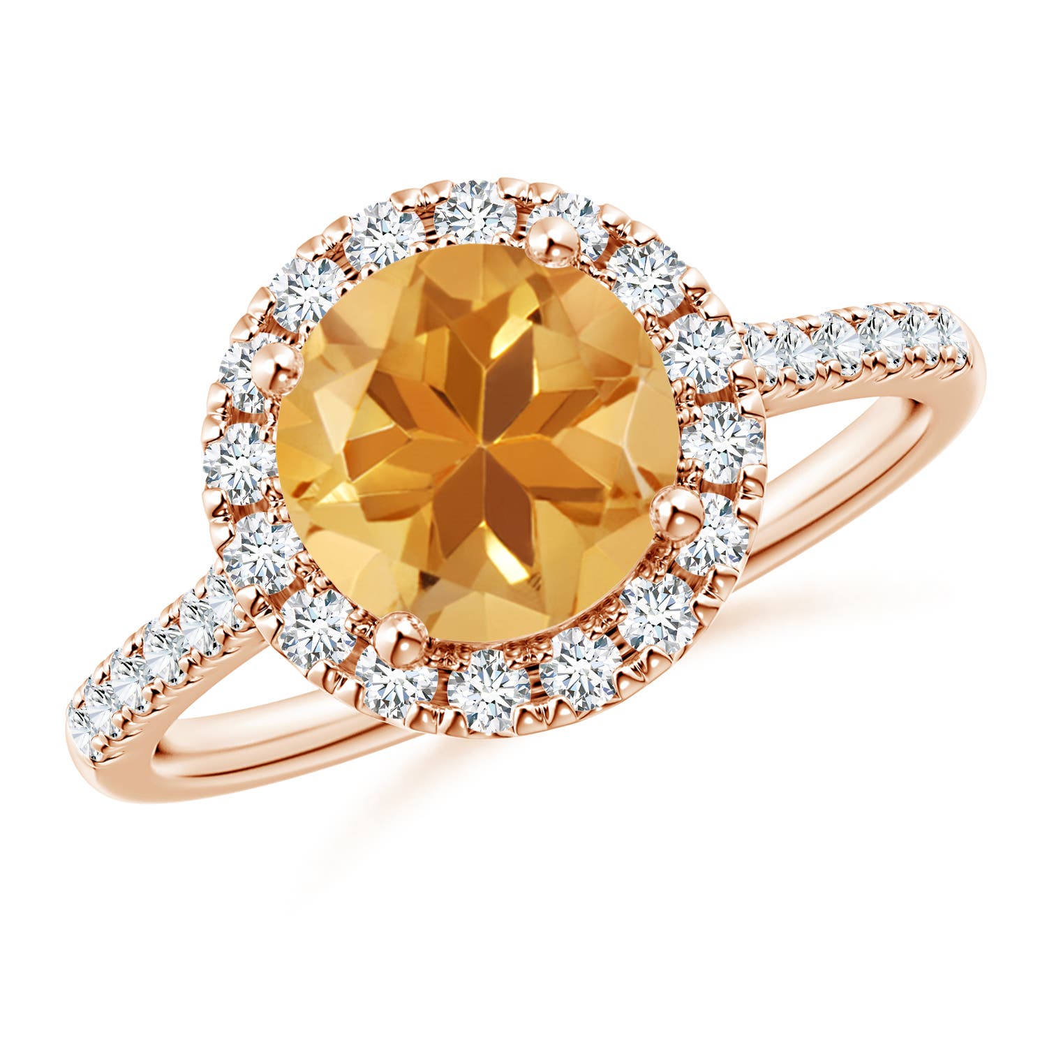 A - Citrine / 2.02 CT / 14 KT Rose Gold