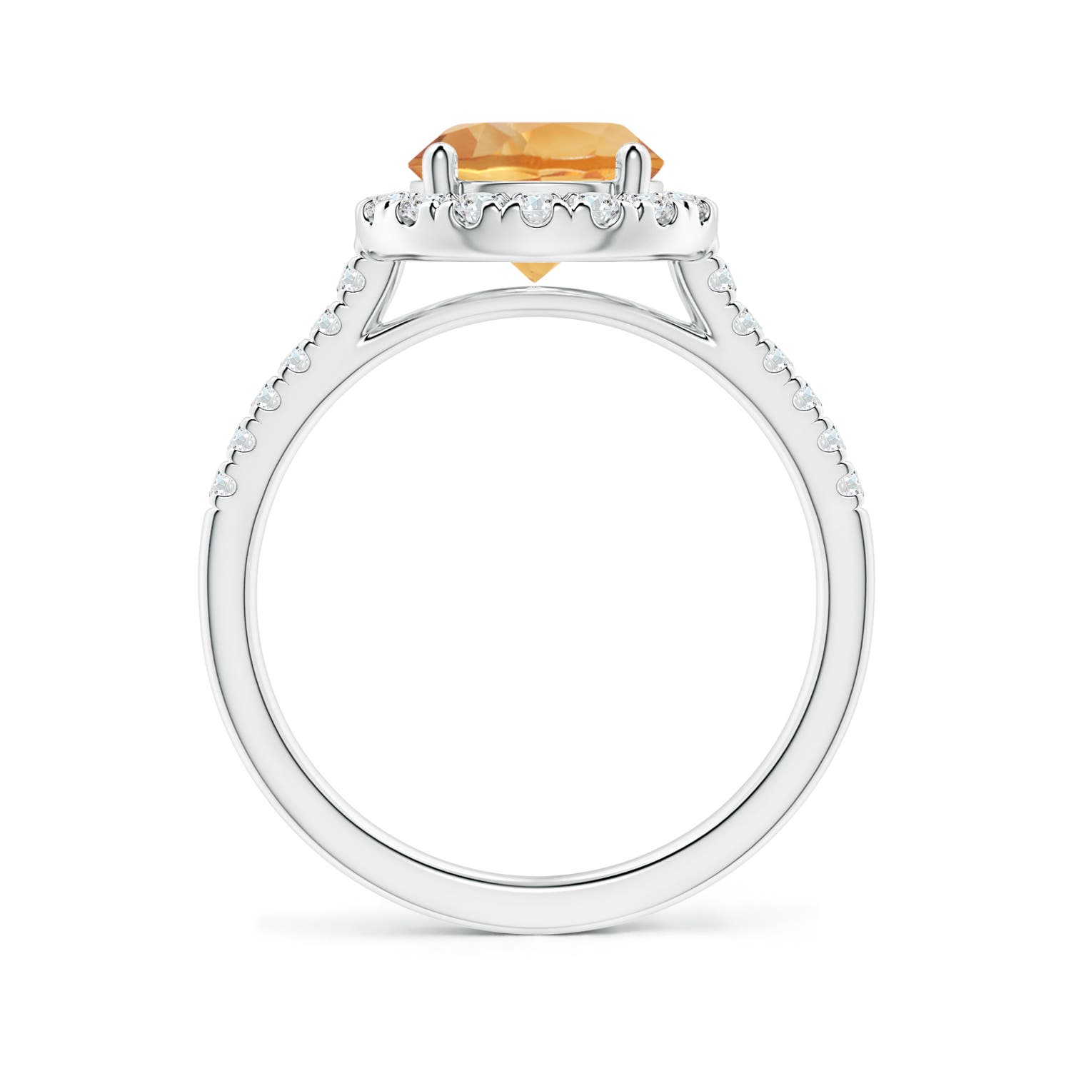 A - Citrine / 2.02 CT / 14 KT White Gold