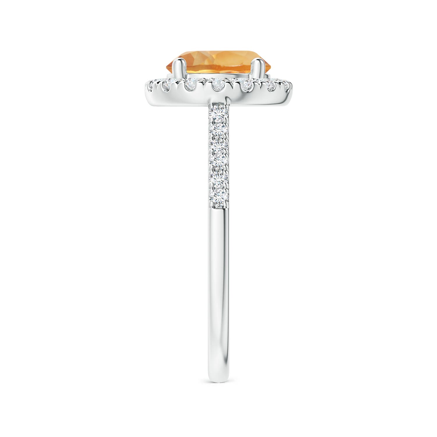 A - Citrine / 2.02 CT / 14 KT White Gold