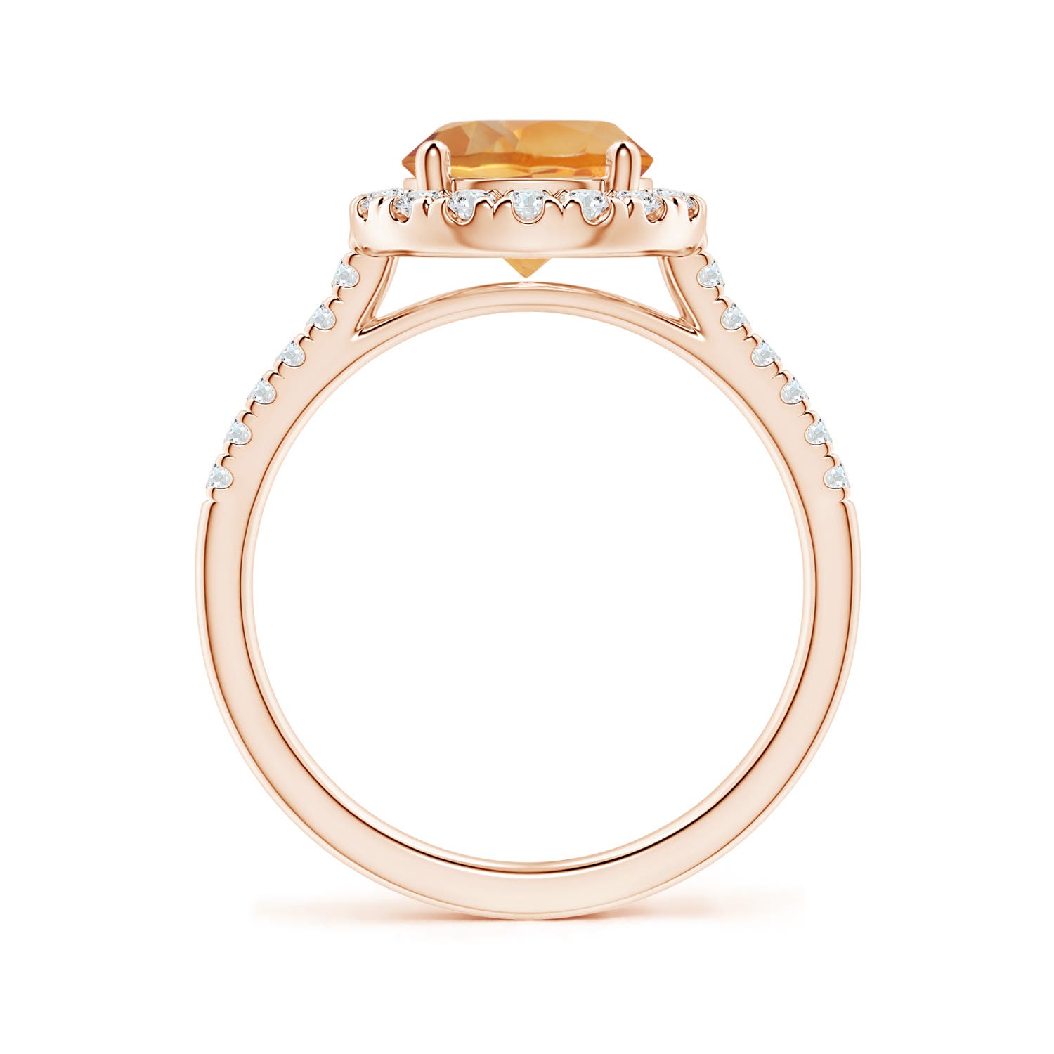 AA - Citrine / 2.02 CT / 14 KT Rose Gold