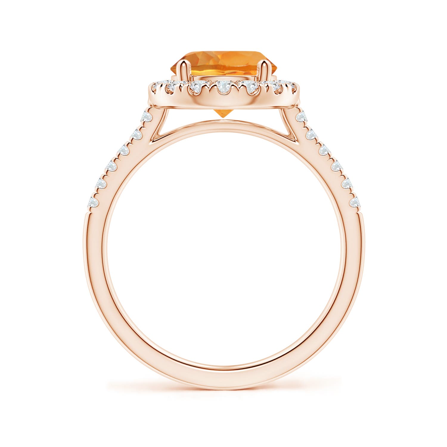 AAA - Citrine / 2.02 CT / 14 KT Rose Gold