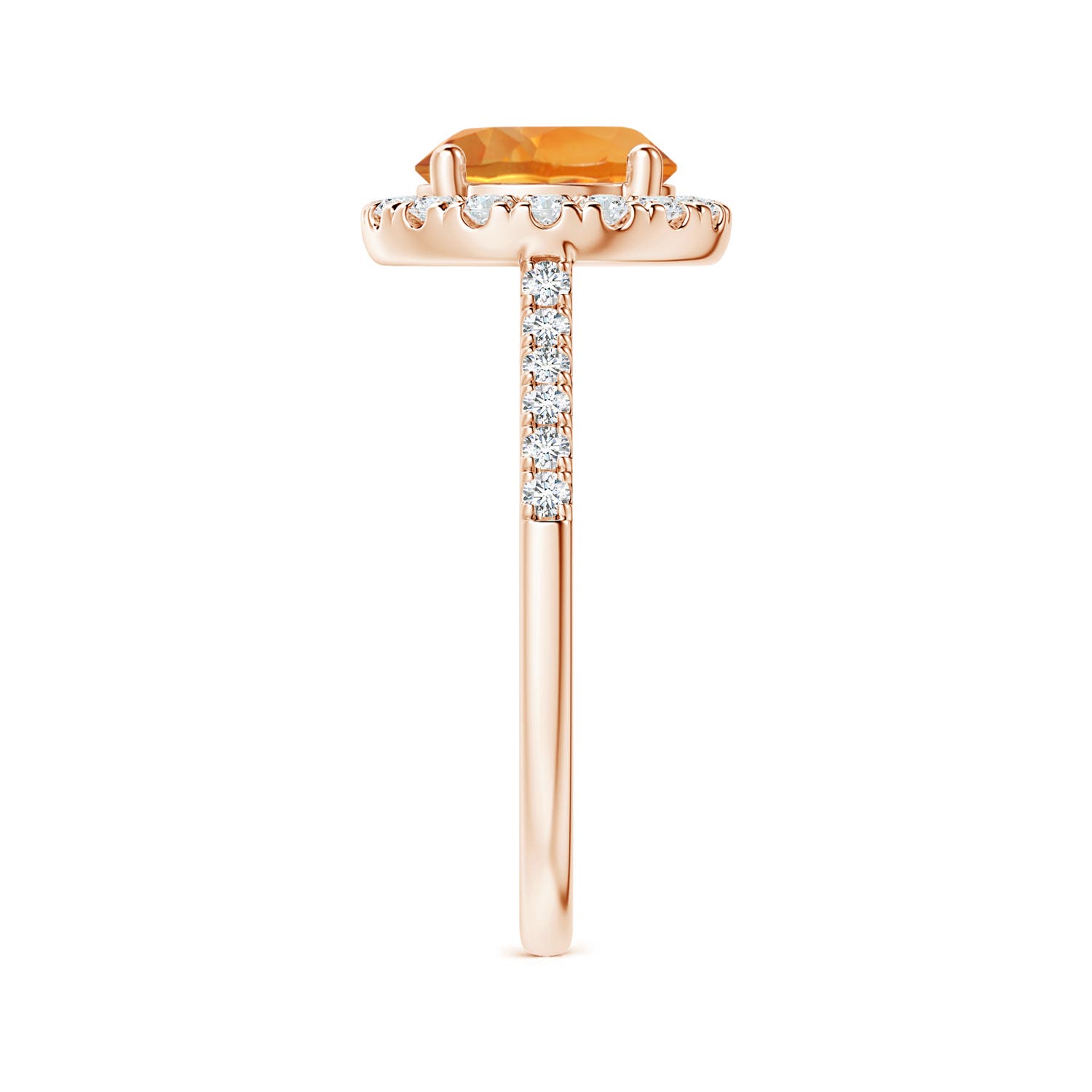 AAA - Citrine / 2.02 CT / 14 KT Rose Gold