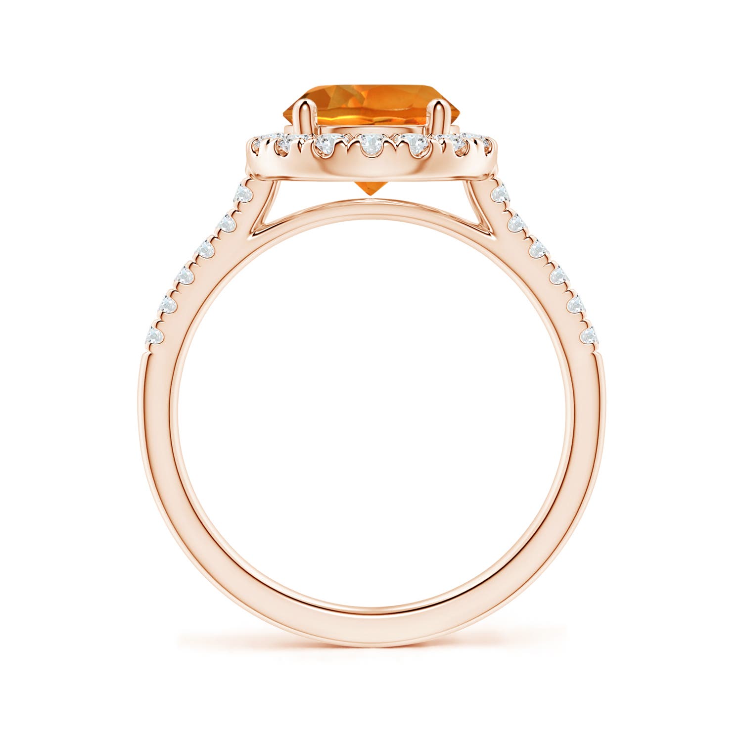 AAAA - Citrine / 2.02 CT / 14 KT Rose Gold