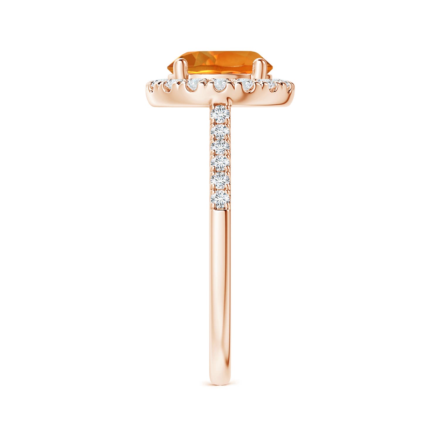 AAAA - Citrine / 2.02 CT / 14 KT Rose Gold