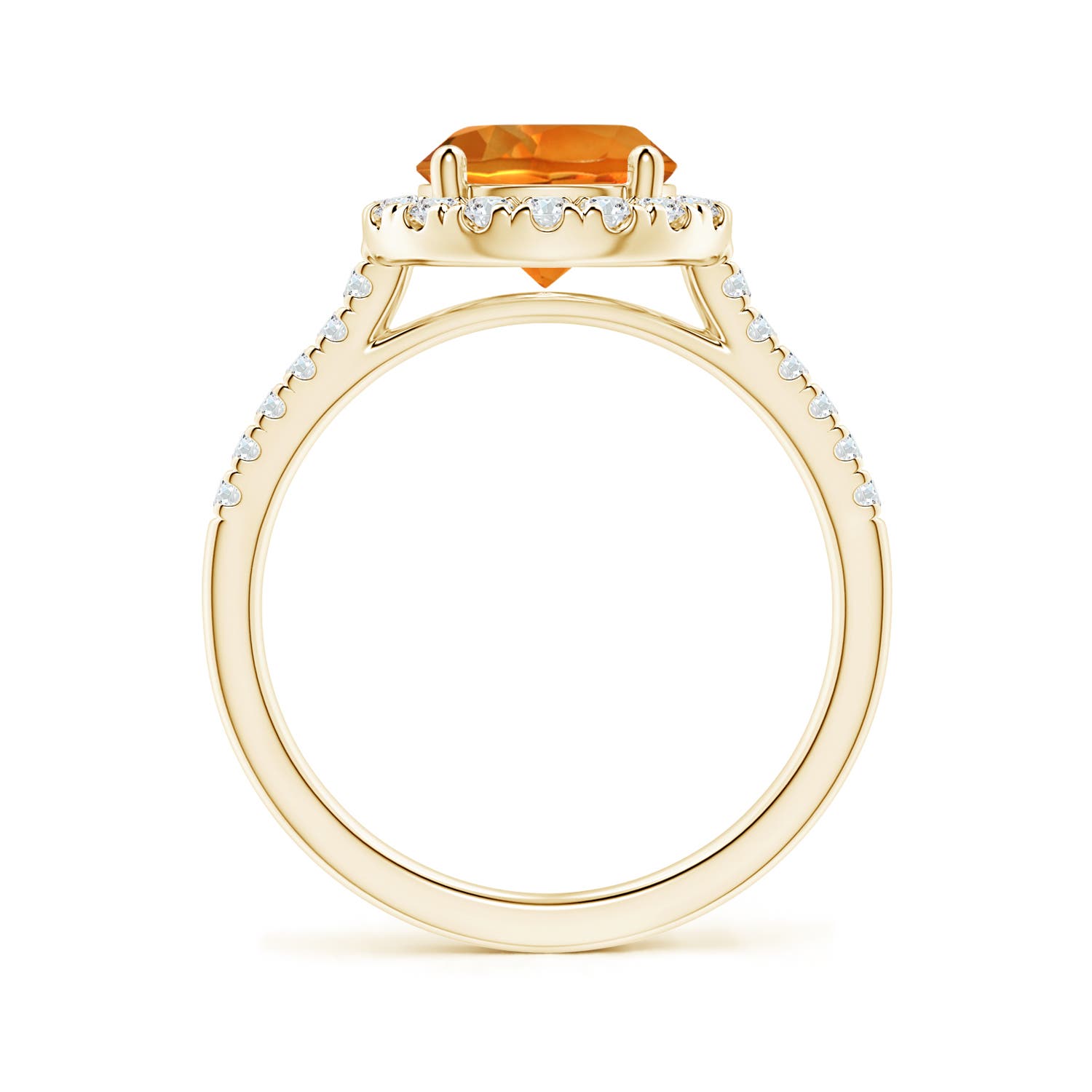 AAAA - Citrine / 2.02 CT / 14 KT Yellow Gold