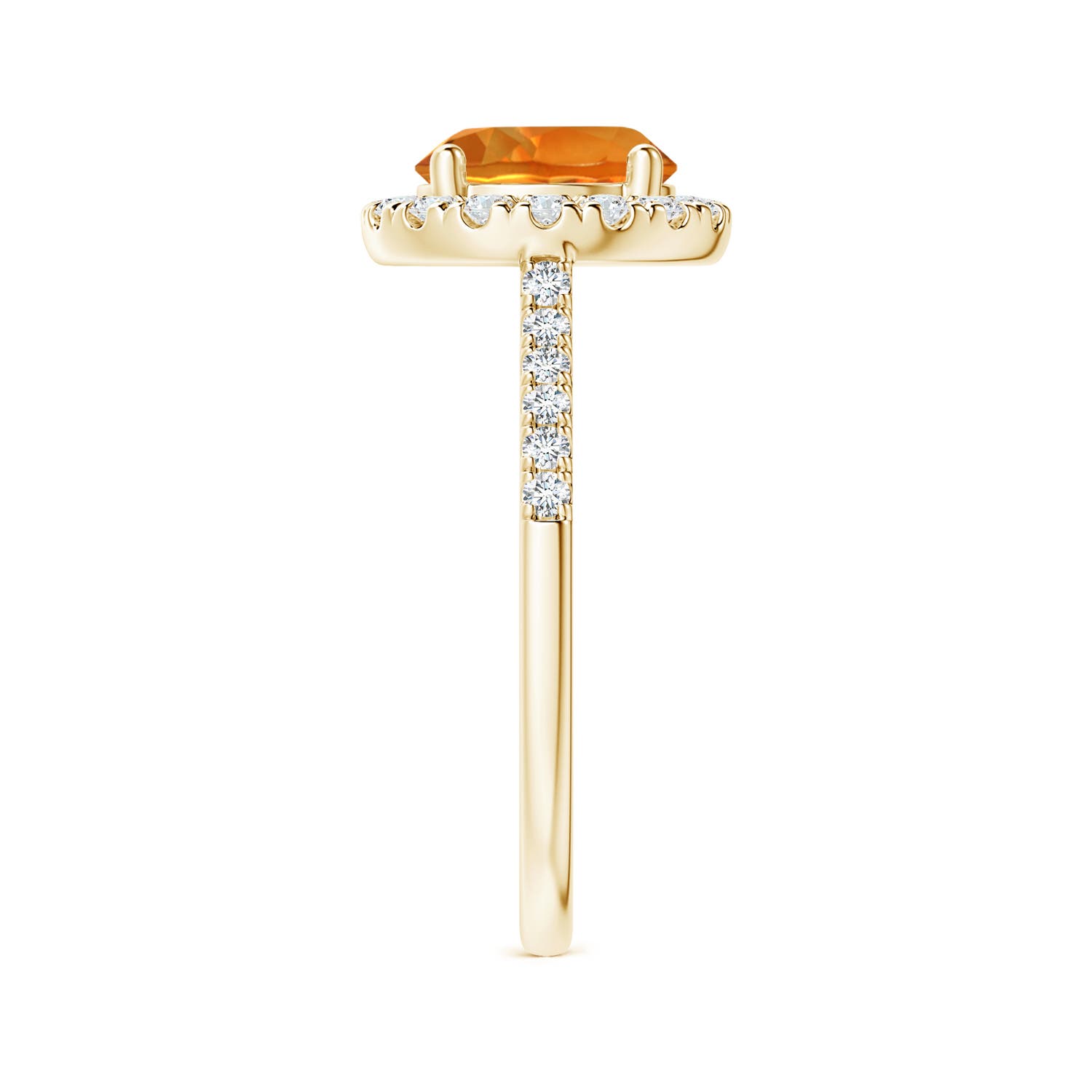 AAAA - Citrine / 2.02 CT / 14 KT Yellow Gold