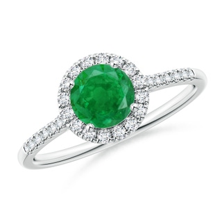 Round AA Emerald