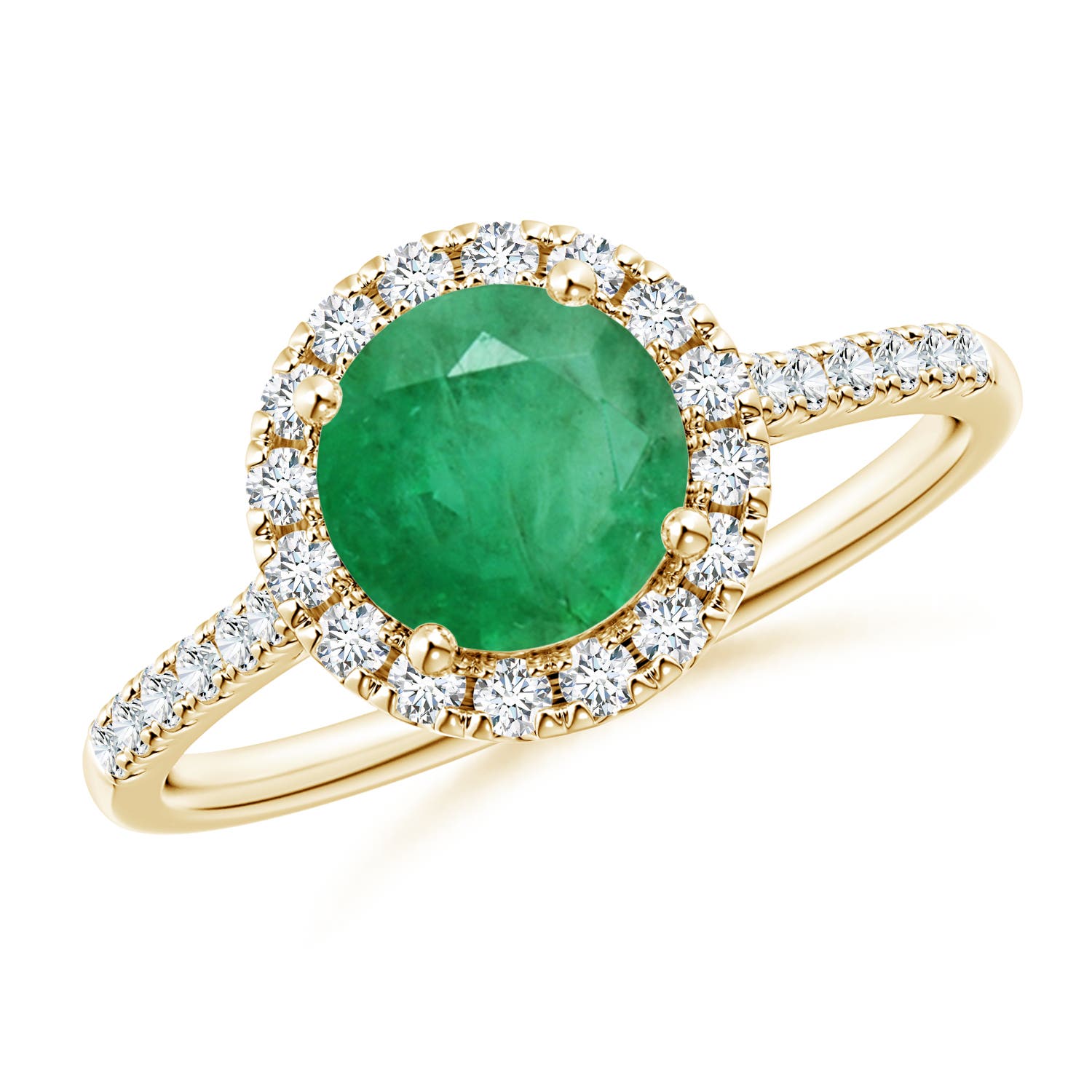 A - Emerald / 1.49 CT / 14 KT Yellow Gold