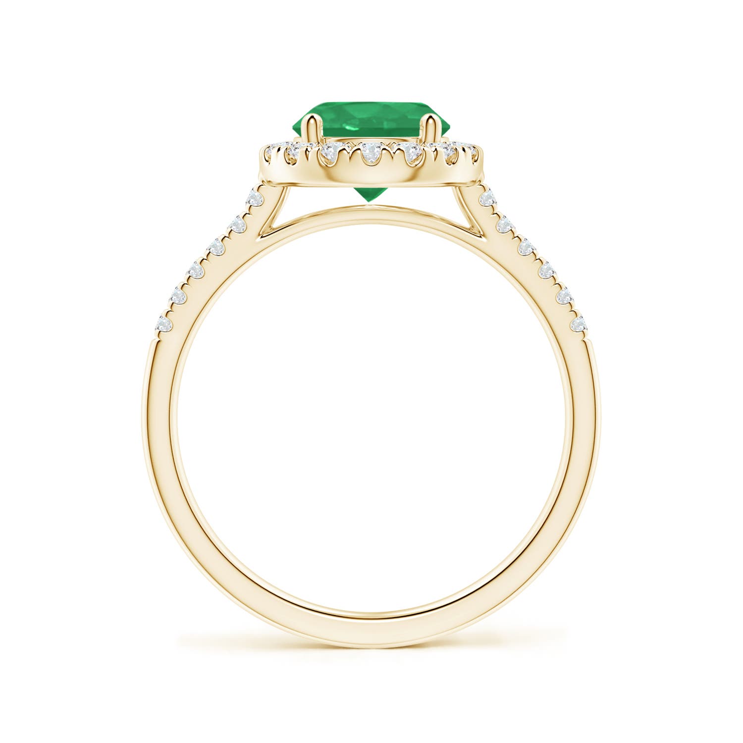 A - Emerald / 1.49 CT / 14 KT Yellow Gold