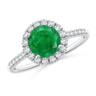 Round AA Emerald