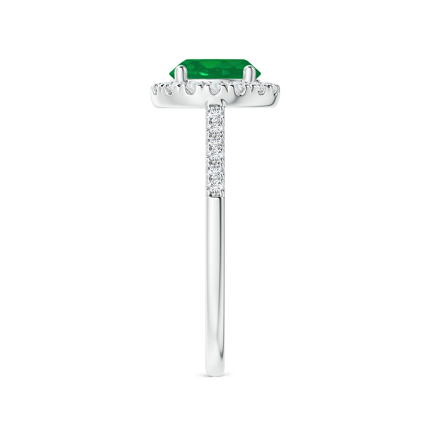 AA - Emerald / 1.49 CT / 14 KT White Gold