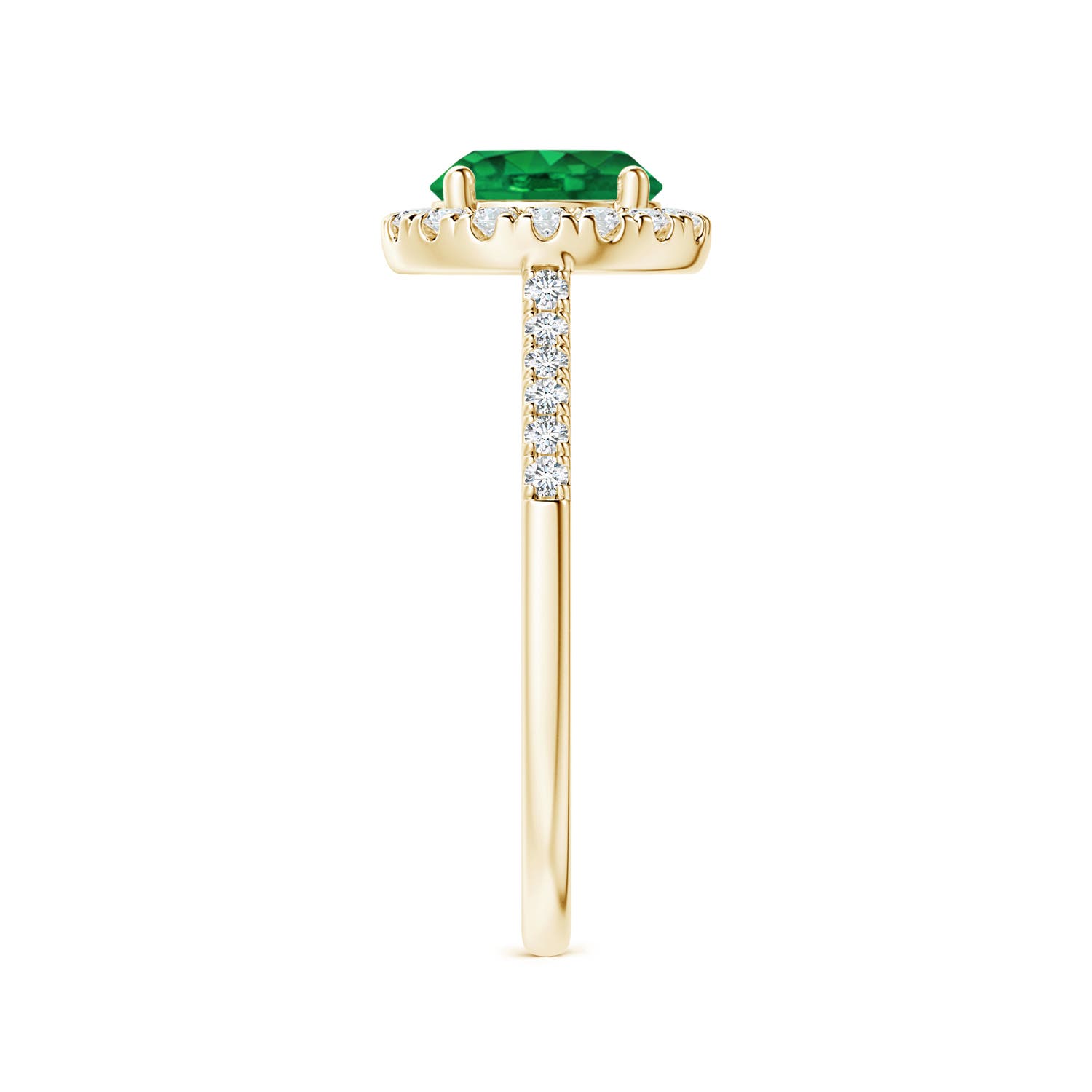 AAA - Emerald / 1.49 CT / 14 KT Yellow Gold