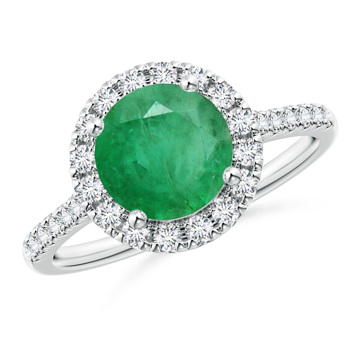 A - Emerald / 2.07 CT / 14 KT White Gold