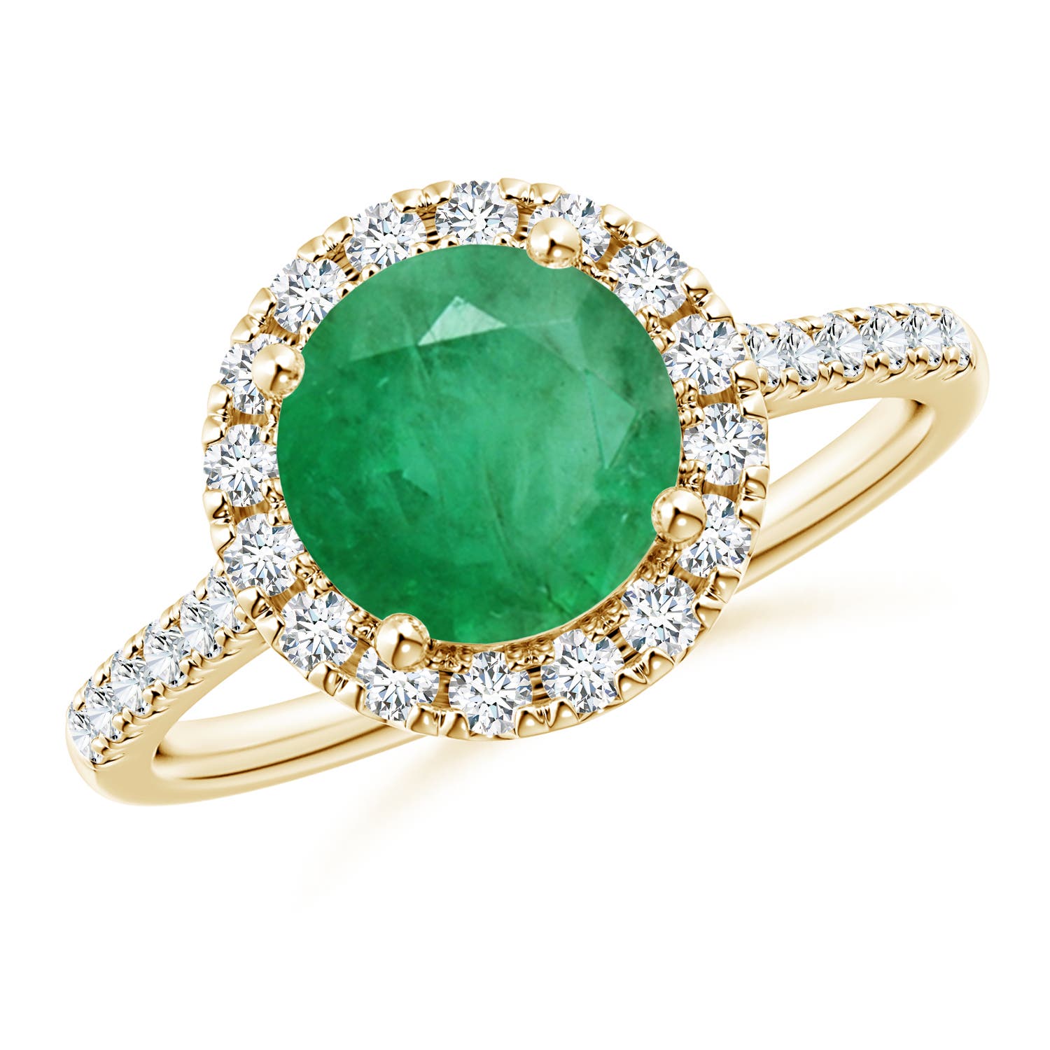 A - Emerald / 2.07 CT / 14 KT Yellow Gold