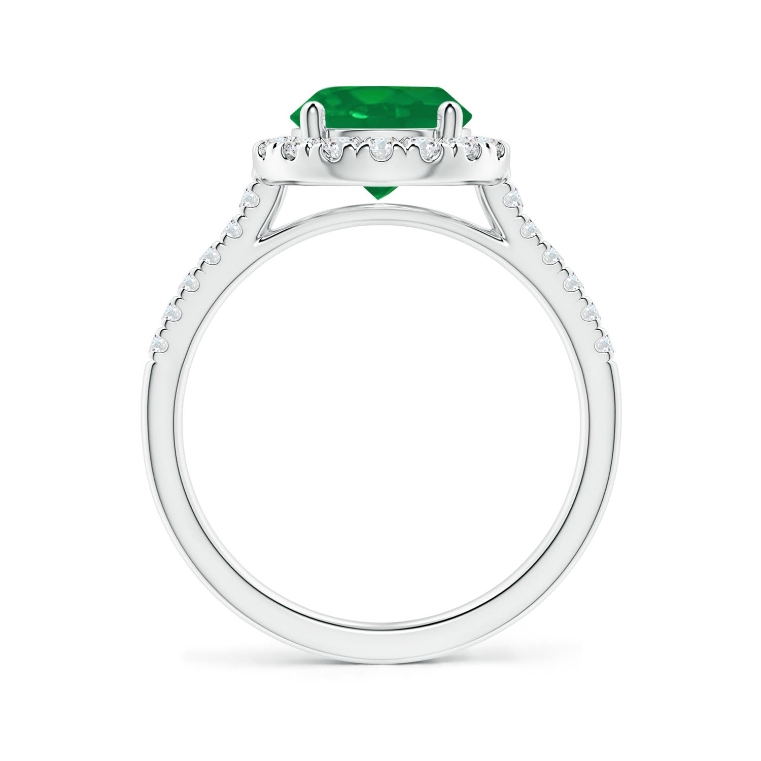 AA - Emerald / 2.07 CT / 14 KT White Gold