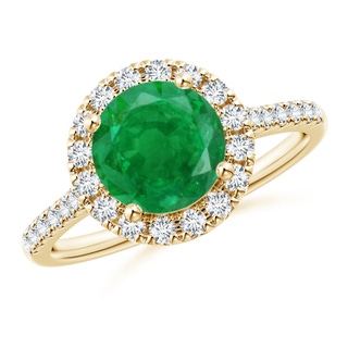 Round AA Emerald