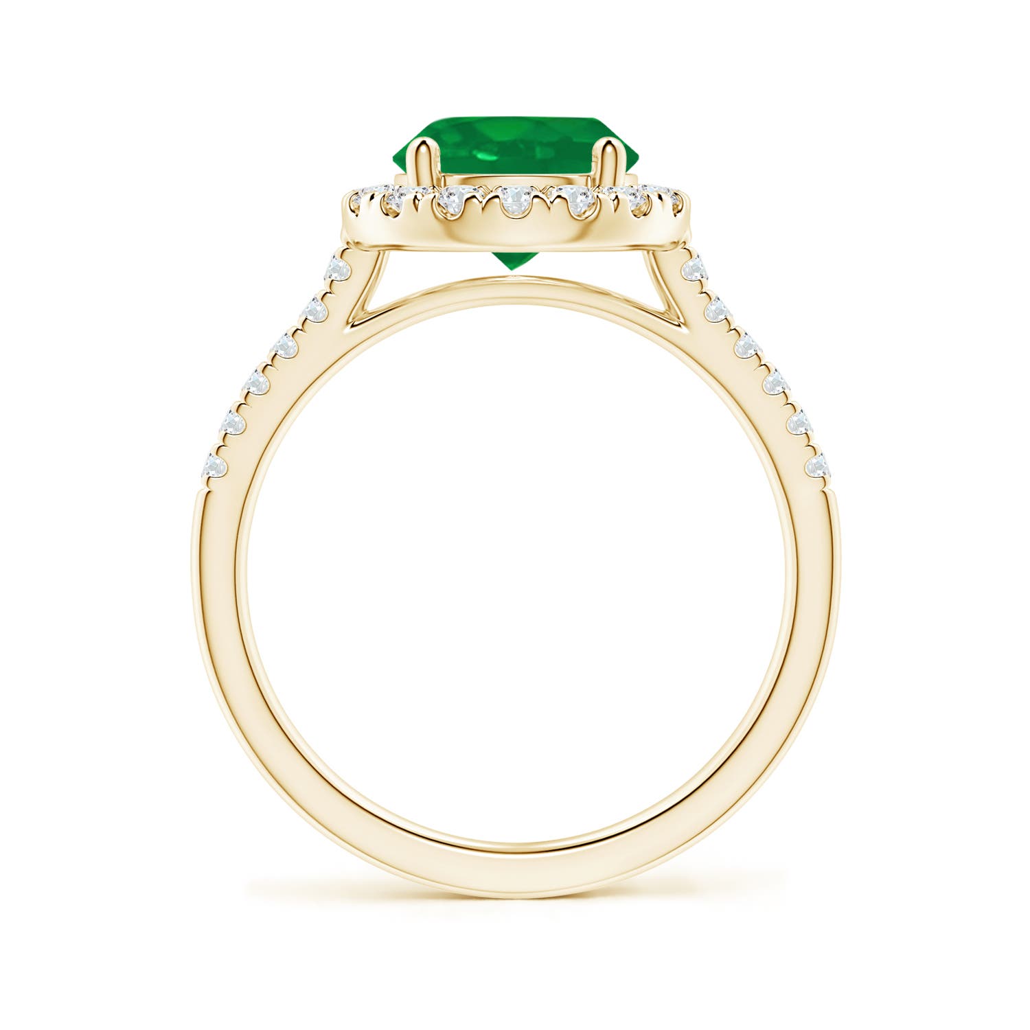 AA - Emerald / 2.07 CT / 14 KT Yellow Gold