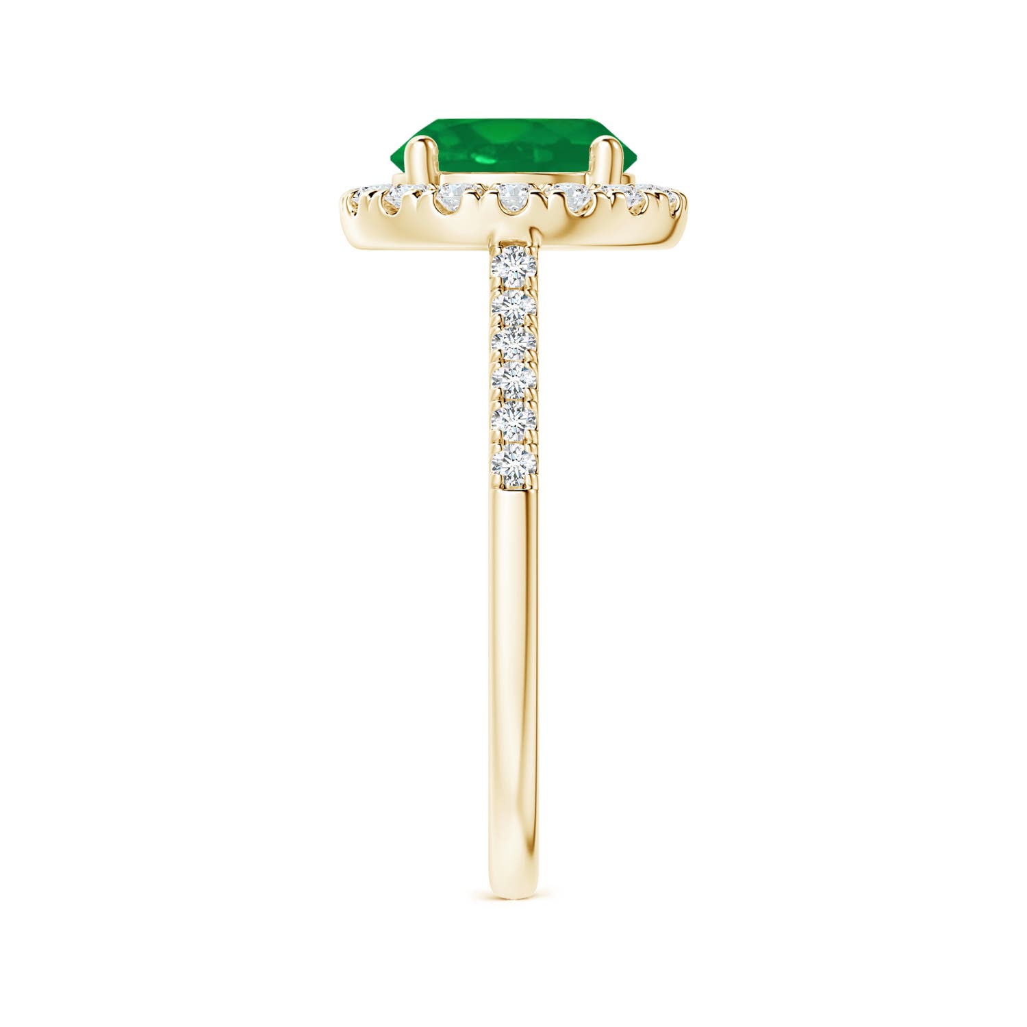 AA - Emerald / 2.07 CT / 14 KT Yellow Gold