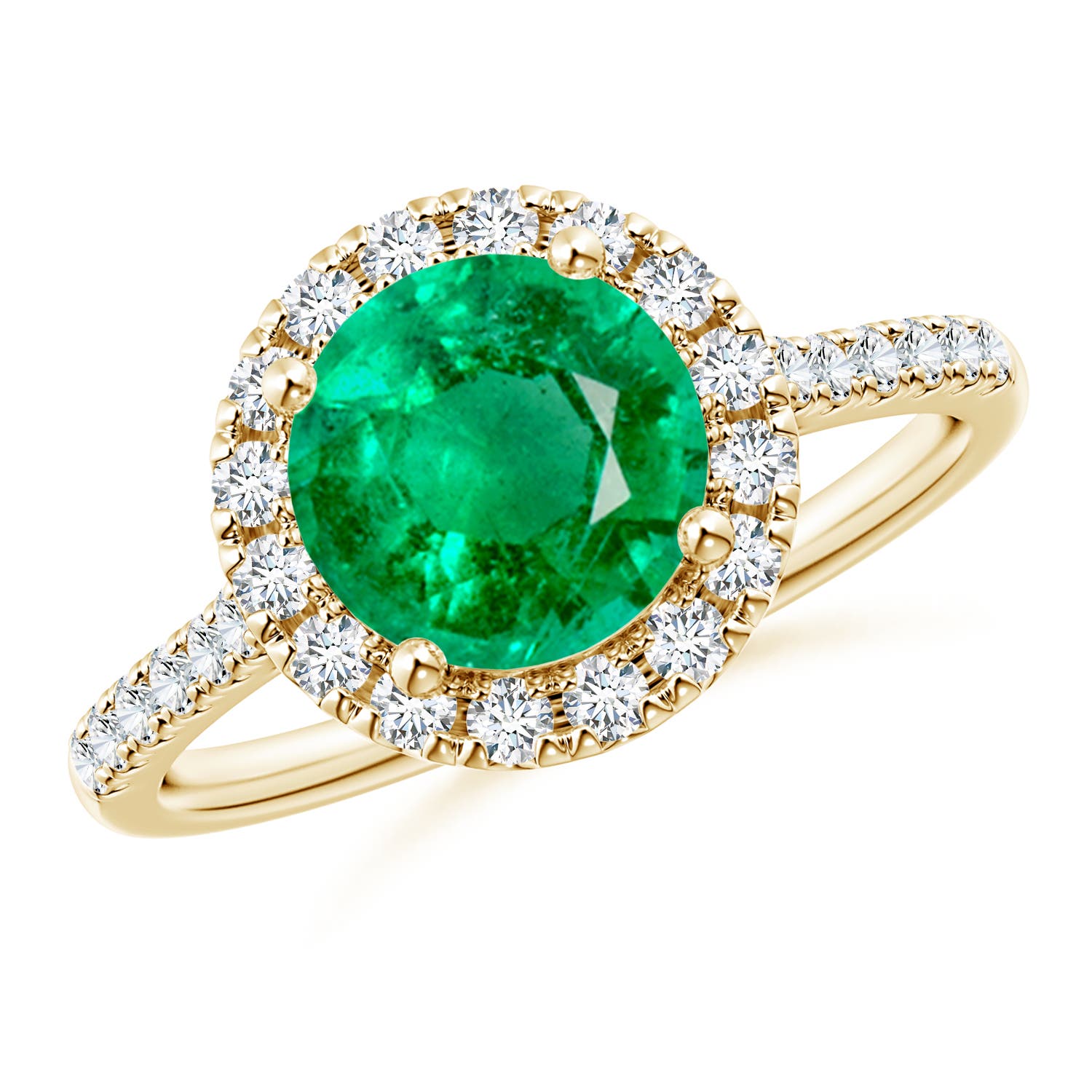 AAA - Emerald / 2.07 CT / 14 KT Yellow Gold