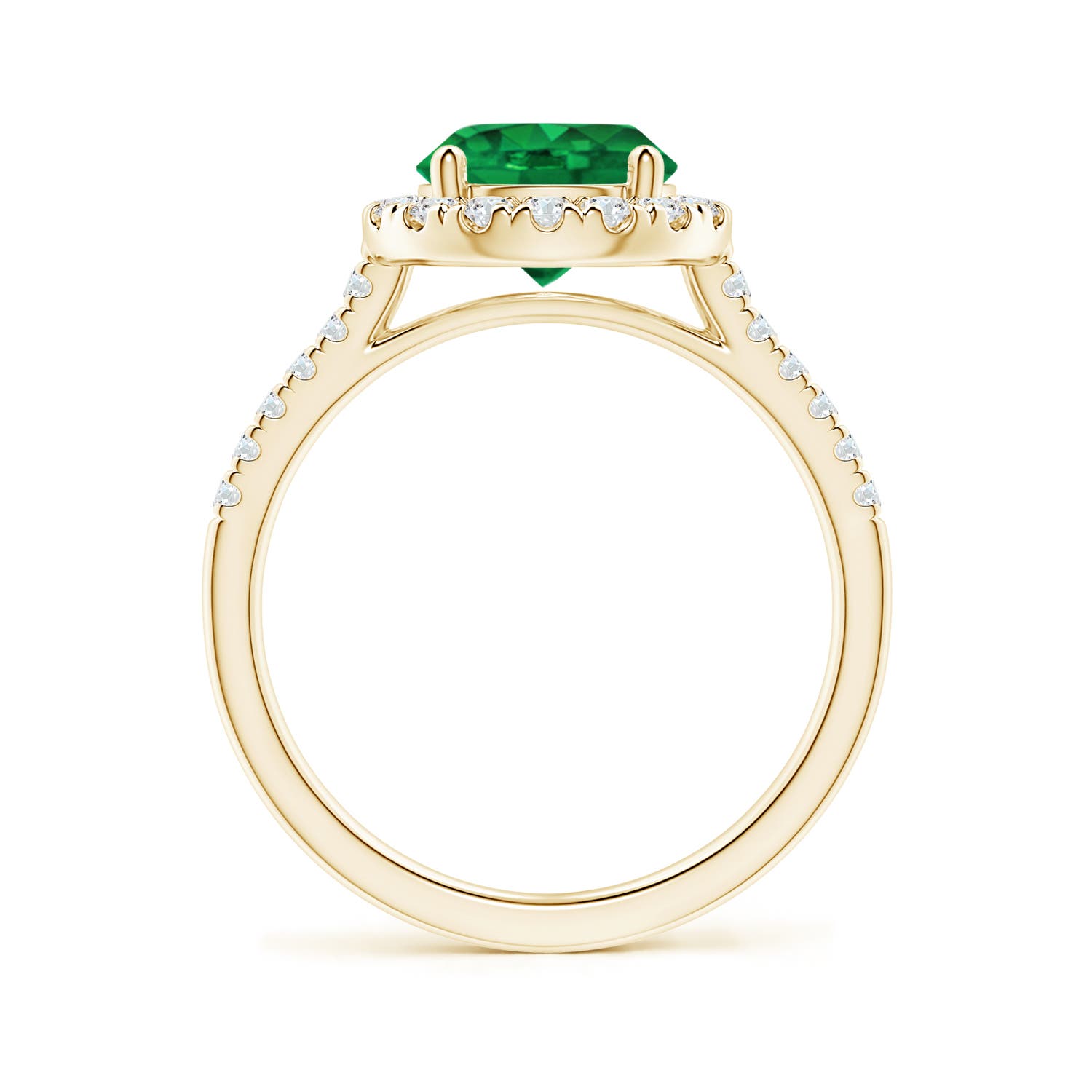 AAA - Emerald / 2.07 CT / 14 KT Yellow Gold