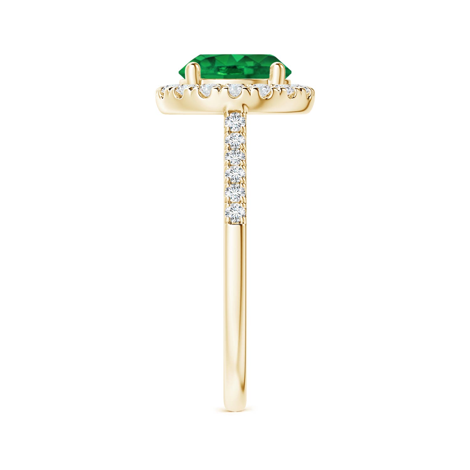 AAA - Emerald / 2.07 CT / 14 KT Yellow Gold