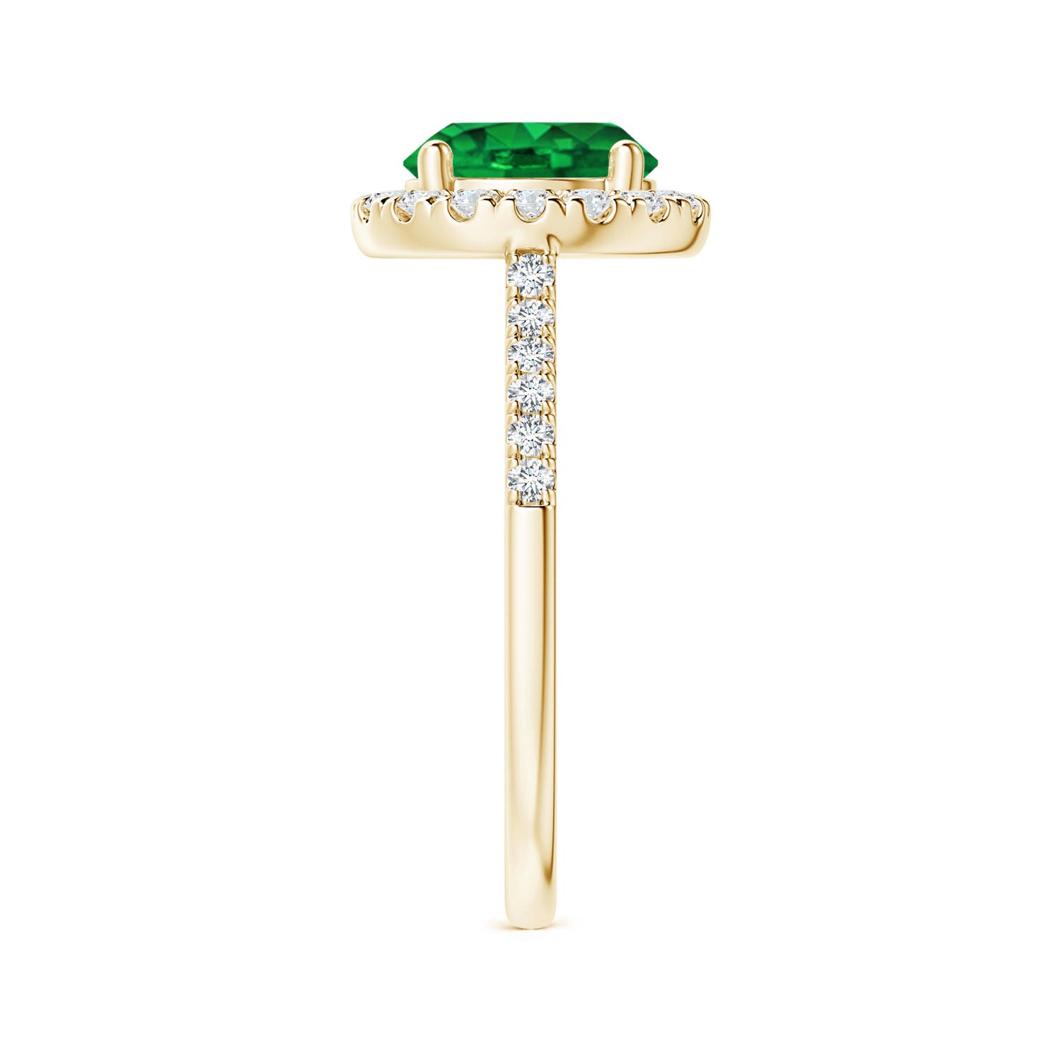 AAAA - Emerald / 2.07 CT / 14 KT Yellow Gold