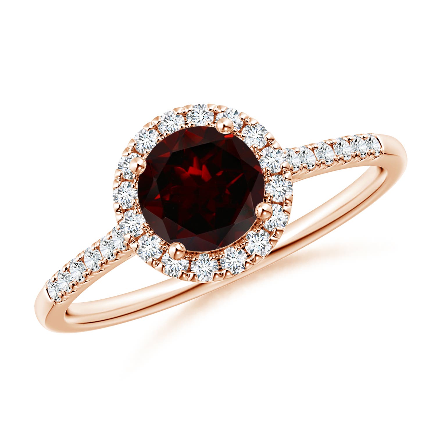 A - Garnet / 1.2 CT / 14 KT Rose Gold