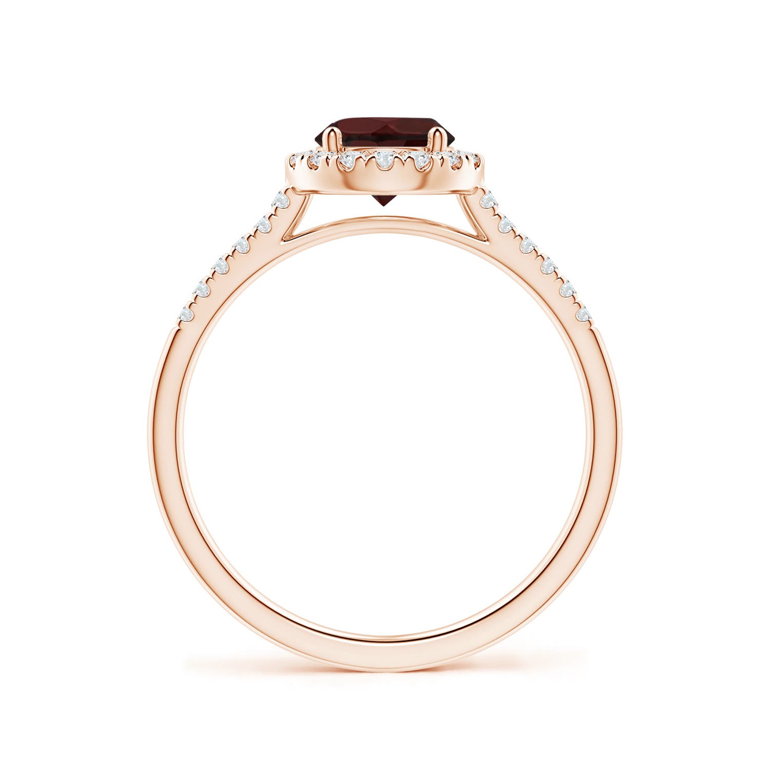 A - Garnet / 1.2 CT / 14 KT Rose Gold