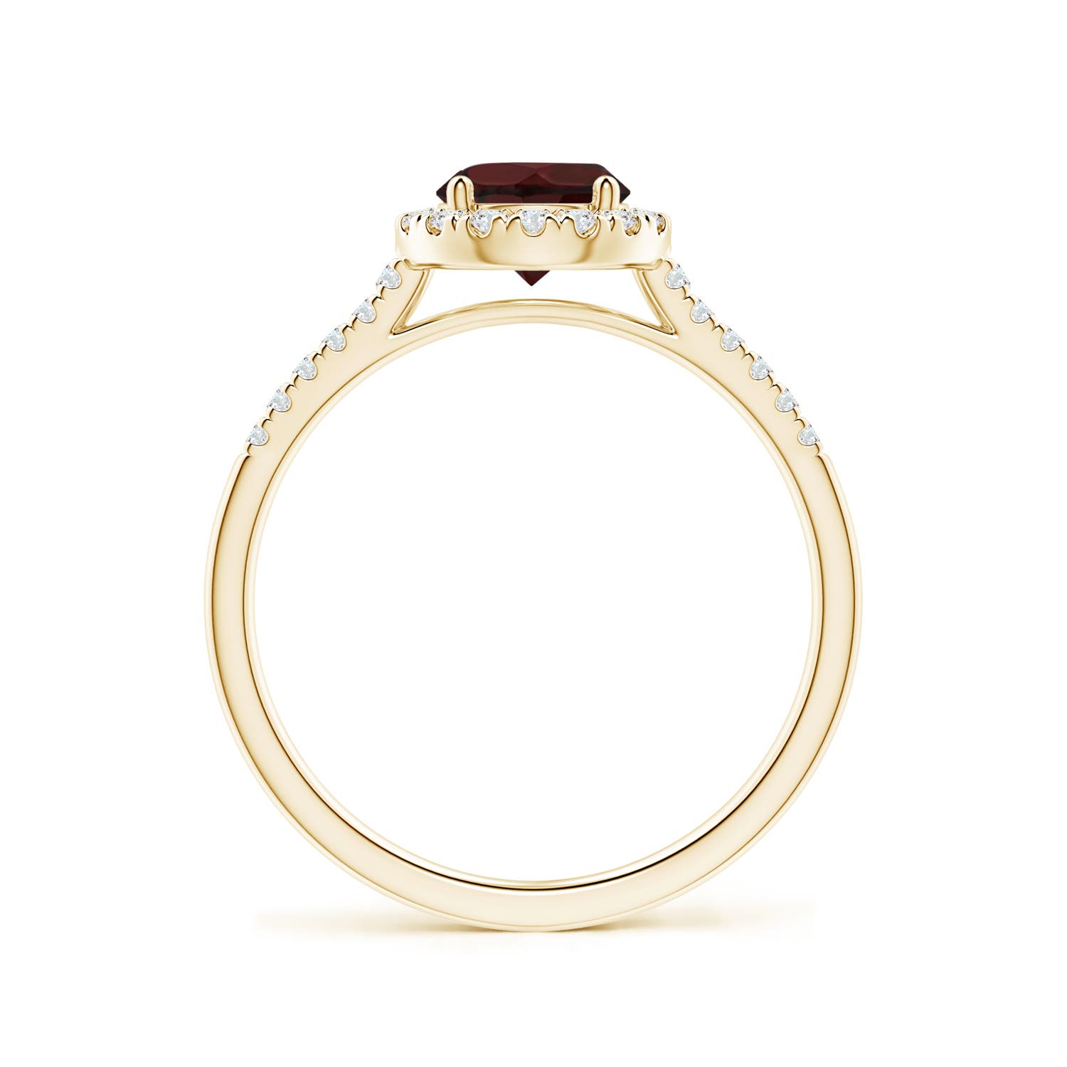 A - Garnet / 1.2 CT / 14 KT Yellow Gold