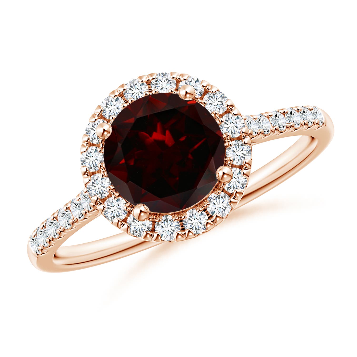 A - Garnet / 1.79 CT / 14 KT Rose Gold