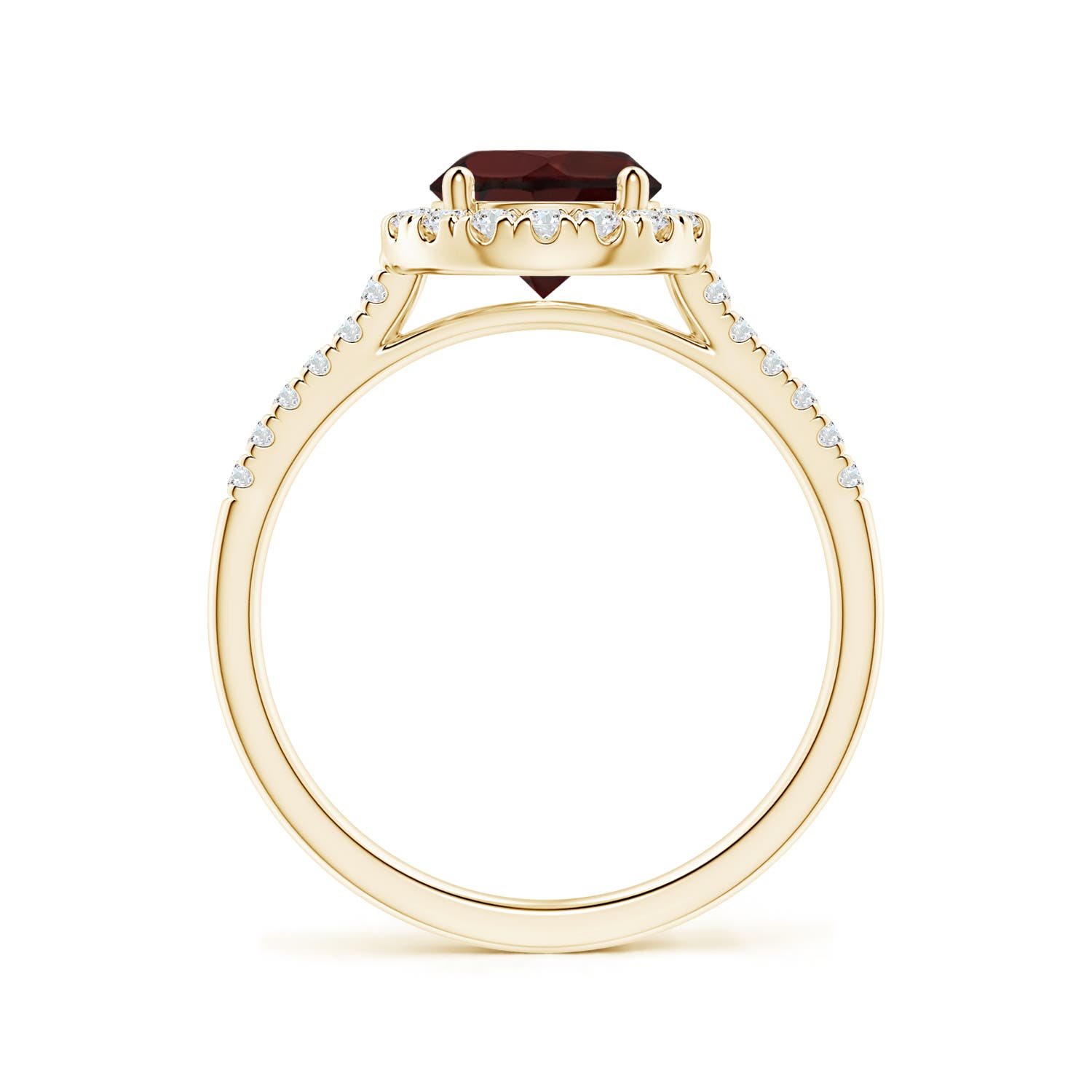 A - Garnet / 1.79 CT / 14 KT Yellow Gold