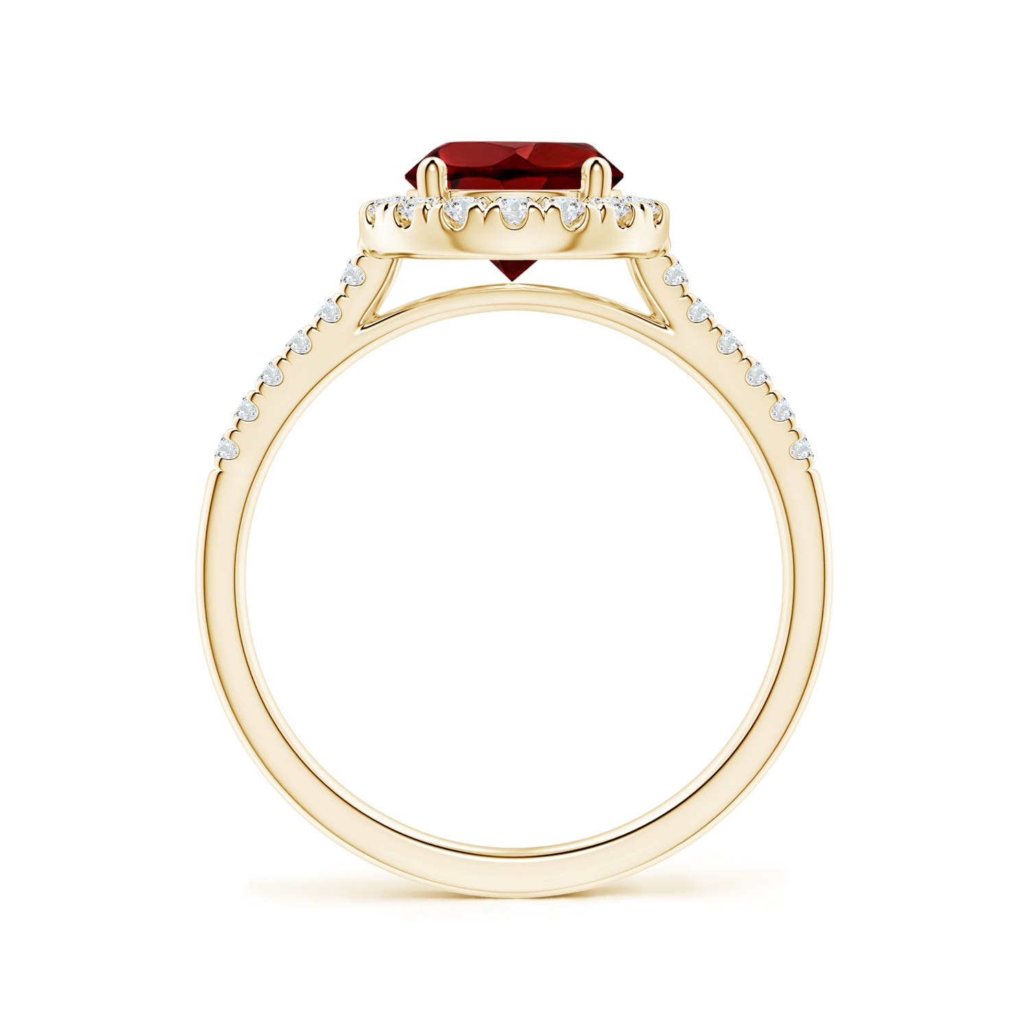 AAAA - Garnet / 1.79 CT / 14 KT Yellow Gold