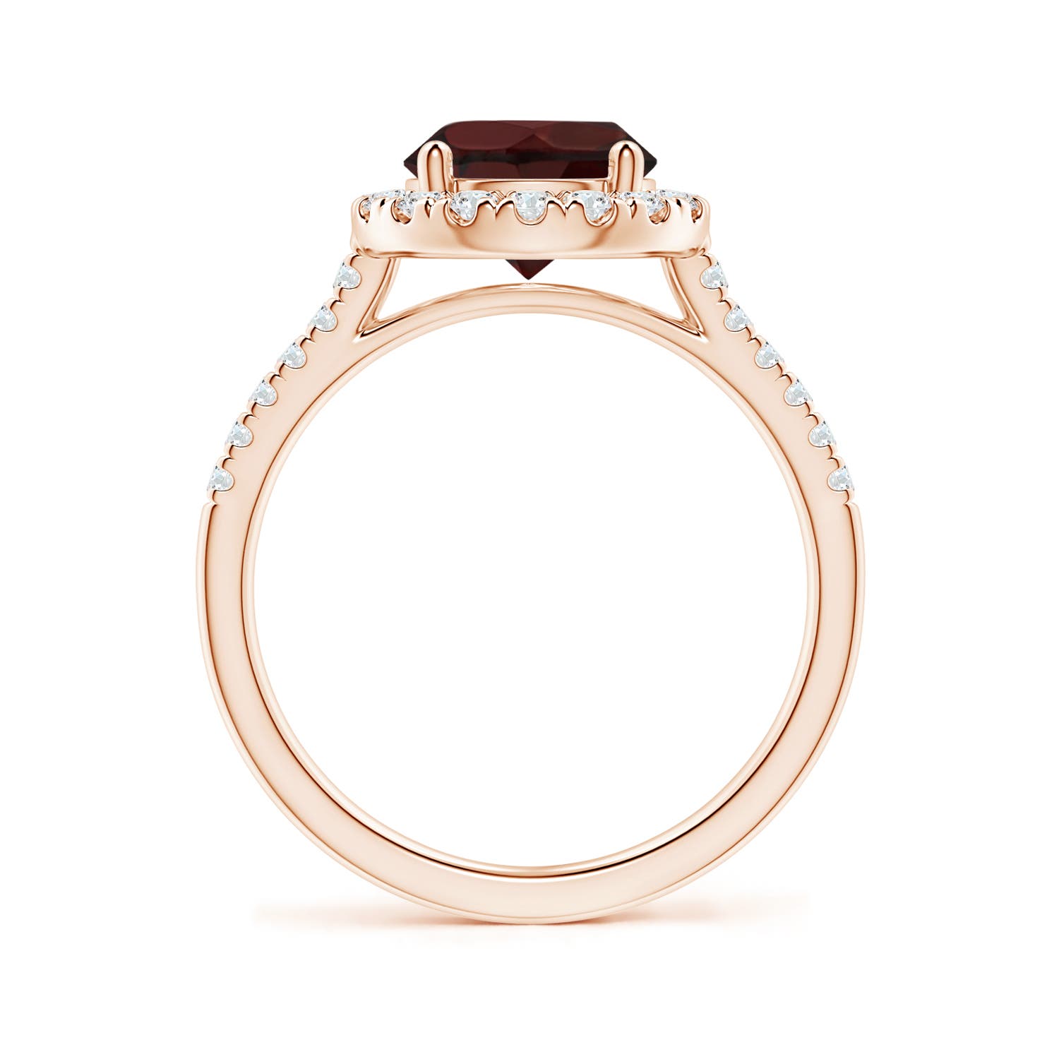 A - Garnet / 2.52 CT / 14 KT Rose Gold