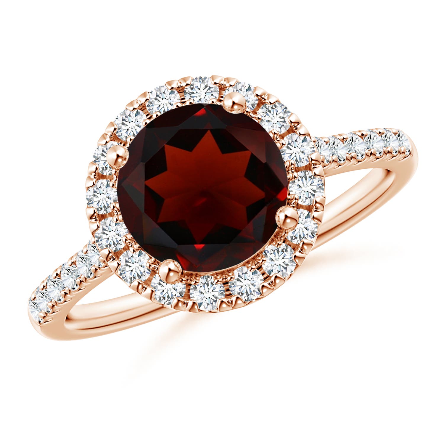 AA - Garnet / 2.52 CT / 14 KT Rose Gold