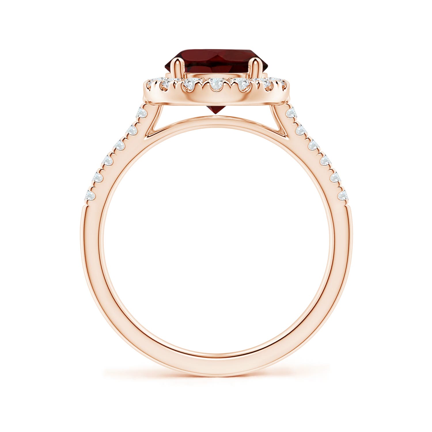 AA - Garnet / 2.52 CT / 14 KT Rose Gold