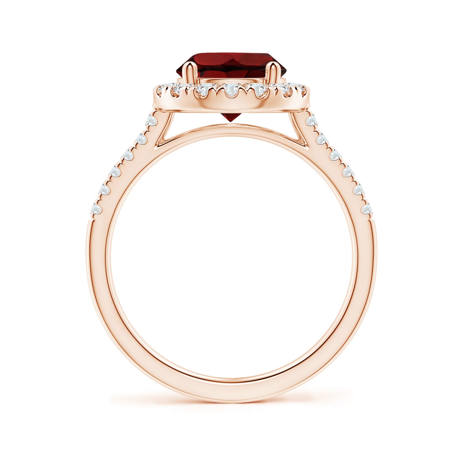 AAA - Garnet / 2.52 CT / 14 KT Rose Gold