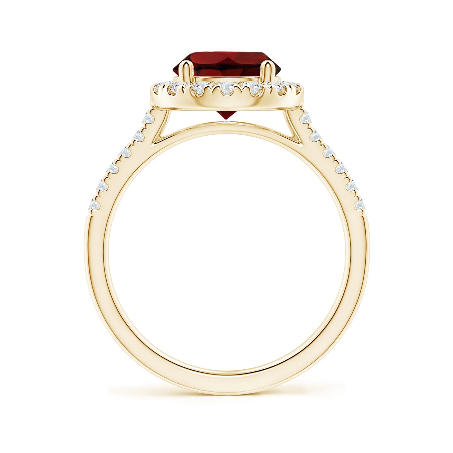 AAA - Garnet / 2.52 CT / 14 KT Yellow Gold