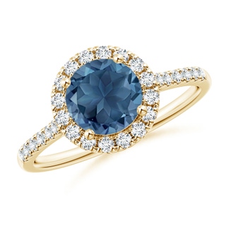 Round A London Blue Topaz