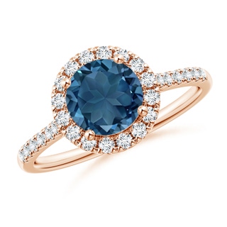 Round AA London Blue Topaz