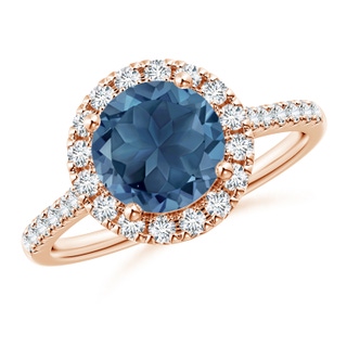 Round A London Blue Topaz