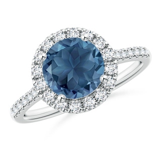 Round A London Blue Topaz