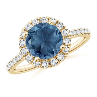 Round A London Blue Topaz