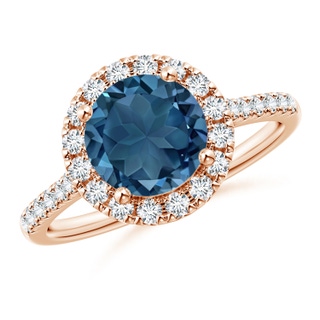Round AA London Blue Topaz