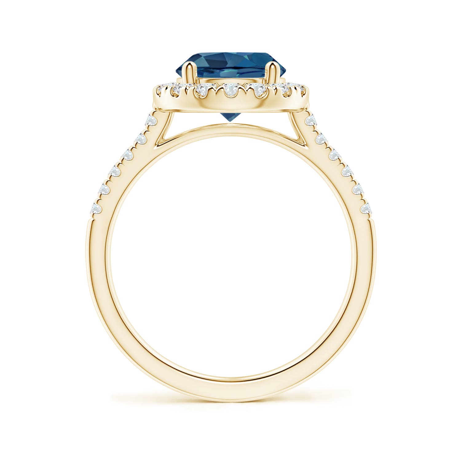 AA - London Blue Topaz / 2.67 CT / 14 KT Yellow Gold