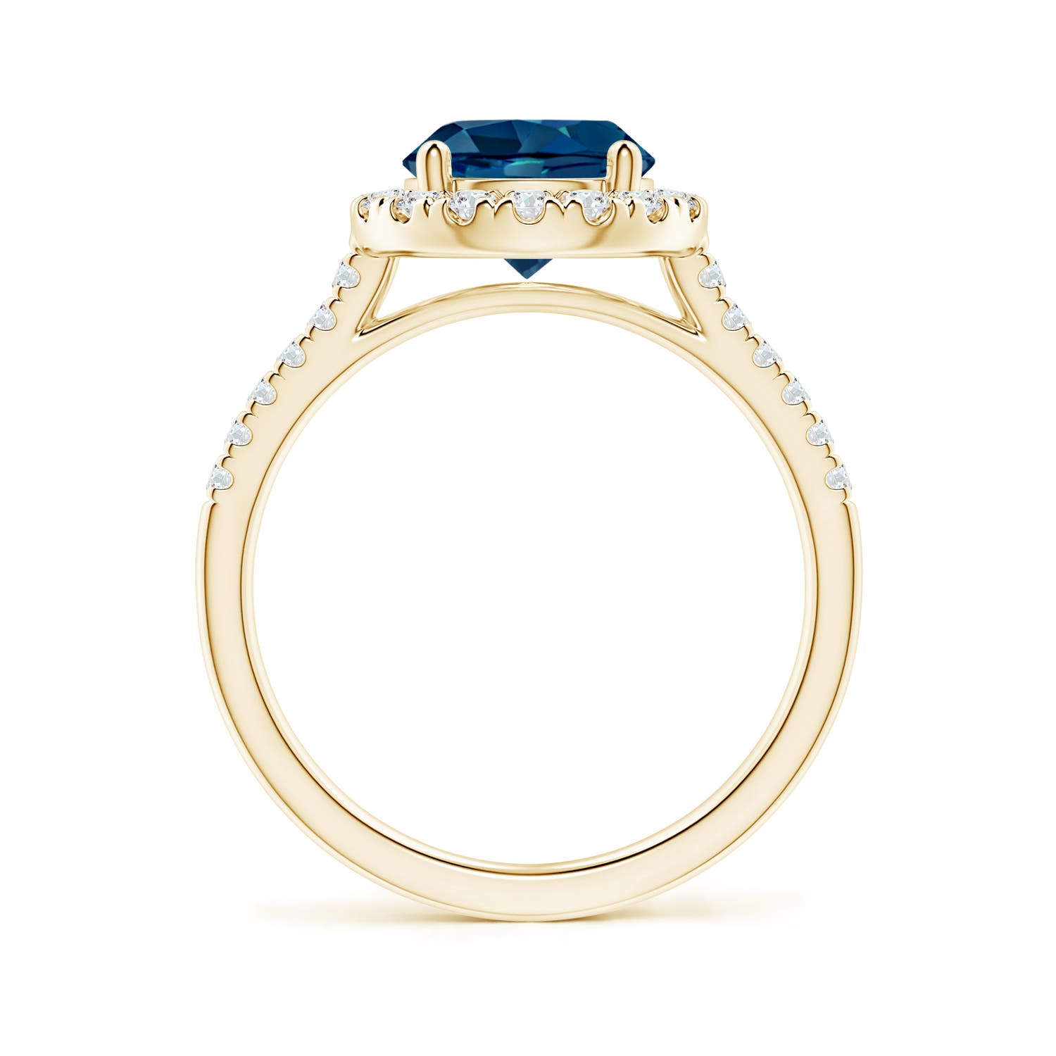 AAAA - London Blue Topaz / 2.67 CT / 14 KT Yellow Gold