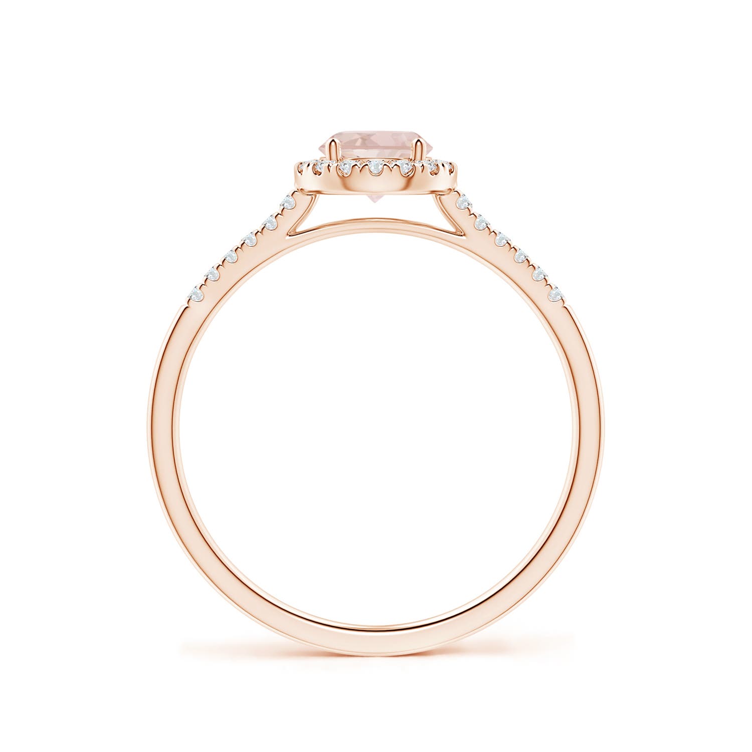 AA - Morganite / 0.57 CT / 14 KT Rose Gold