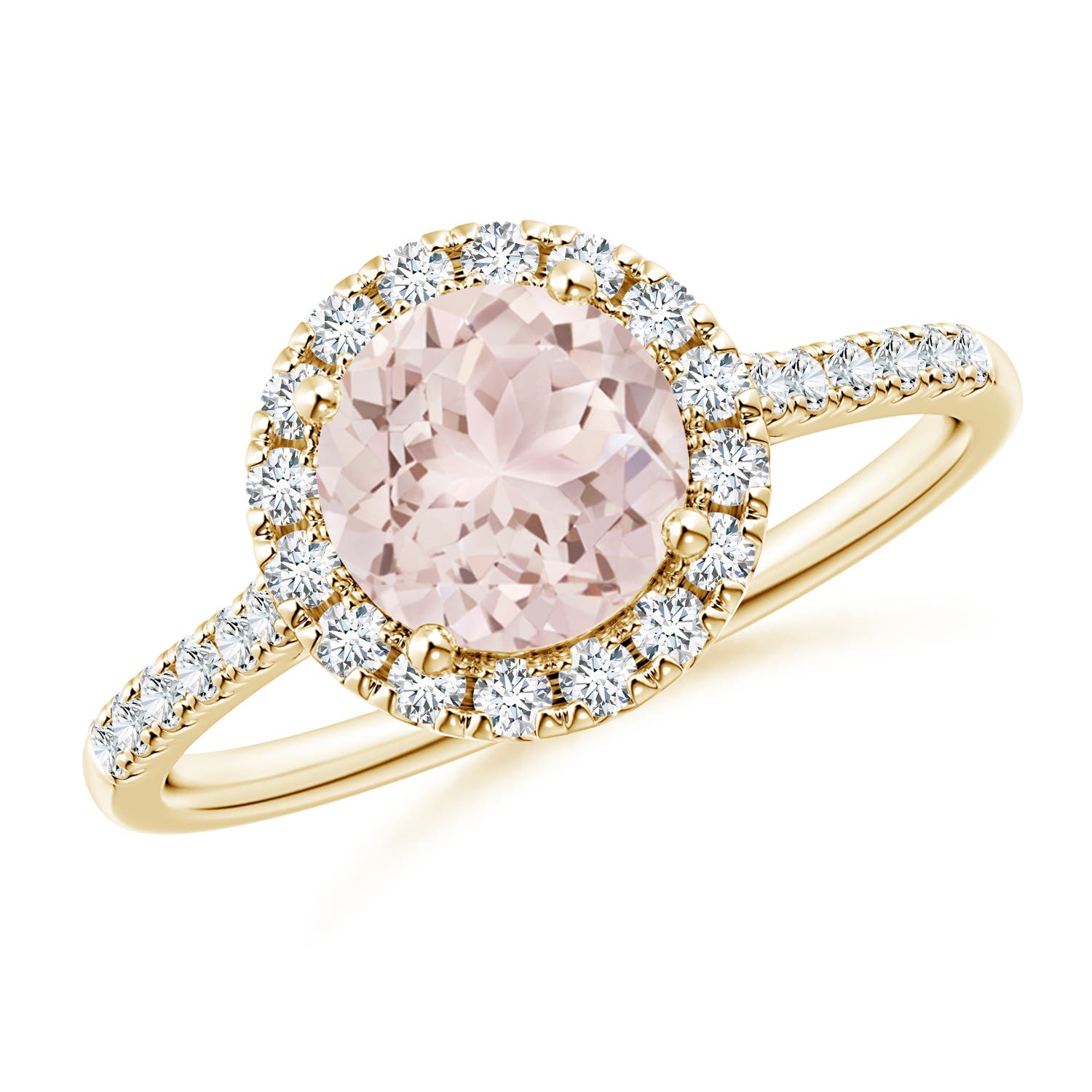 A - Morganite / 1.39 CT / 14 KT Yellow Gold