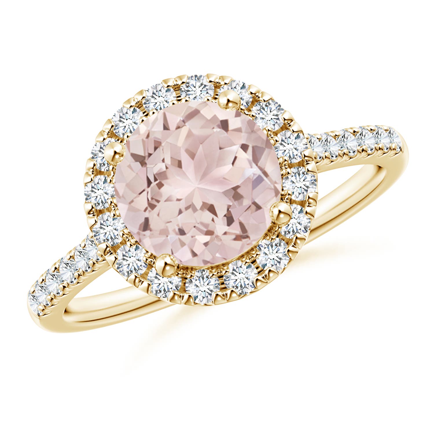 A - Morganite / 1.97 CT / 14 KT Yellow Gold