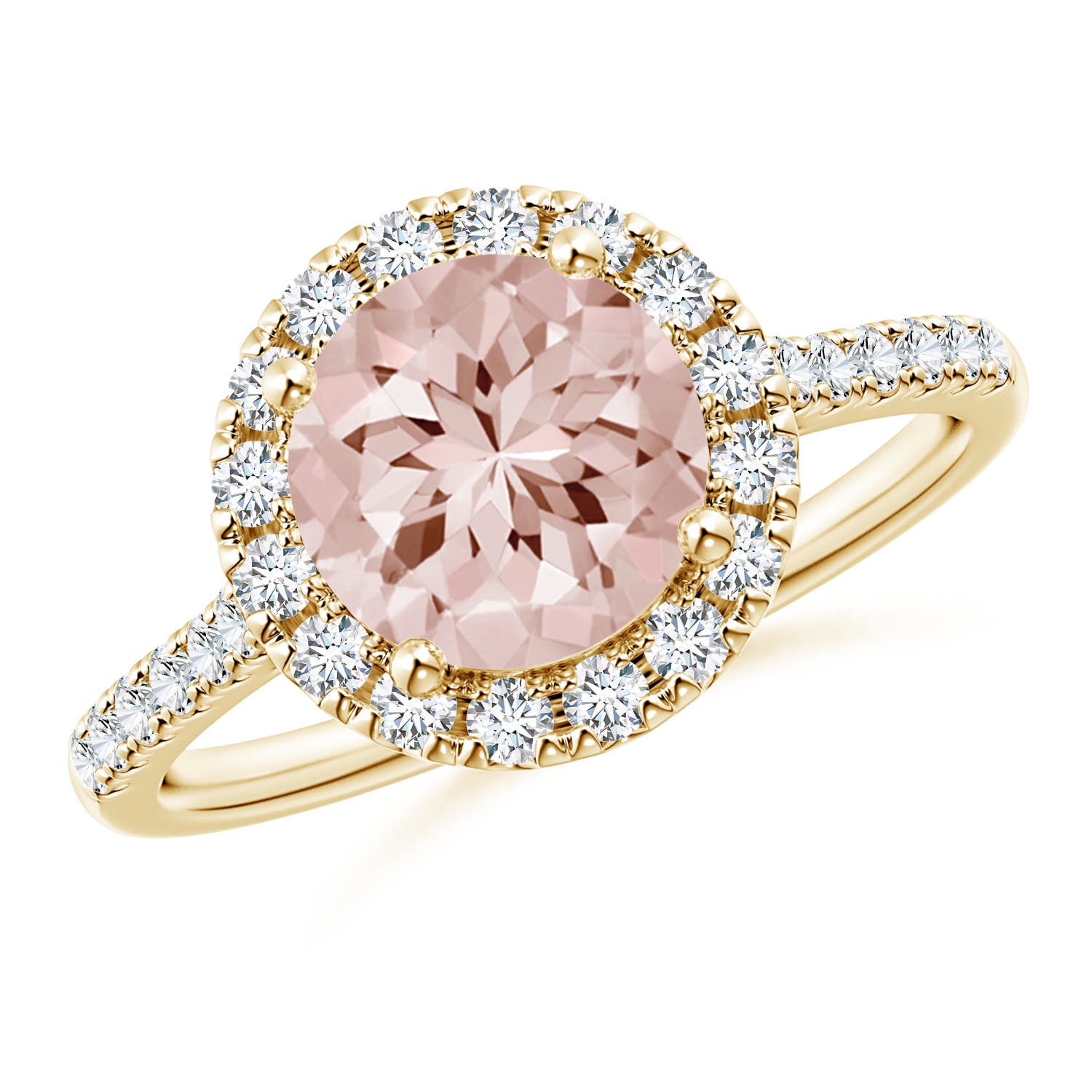 AA - Morganite / 1.97 CT / 14 KT Yellow Gold