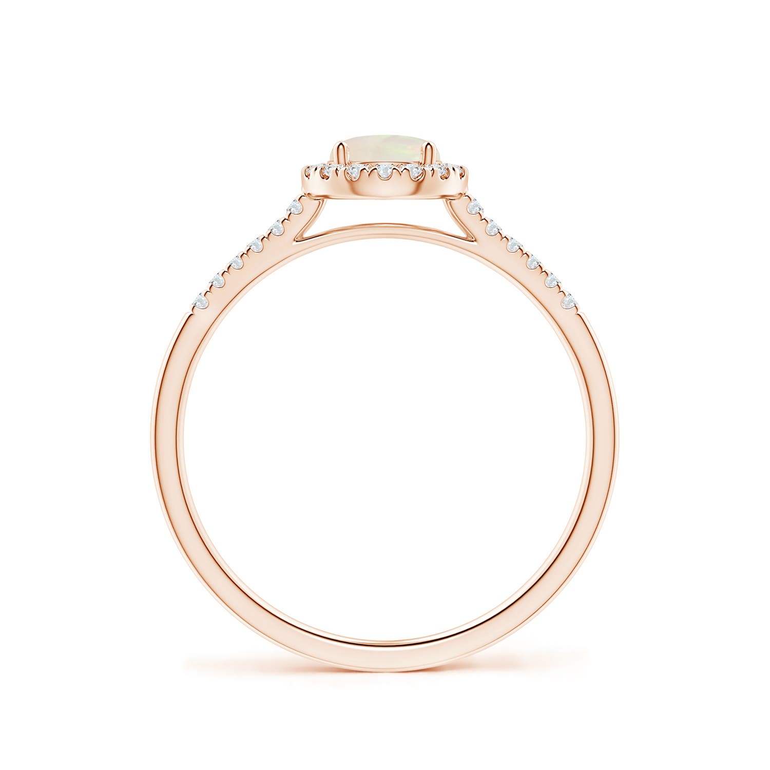 A - Opal / 0.48 CT / 14 KT Rose Gold